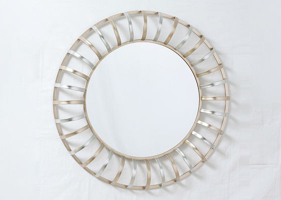 Decorative Round Hanging Sunburst Metal Wall Art Mirror