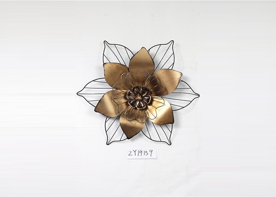 Gold Accents Metal Wall Art Decor